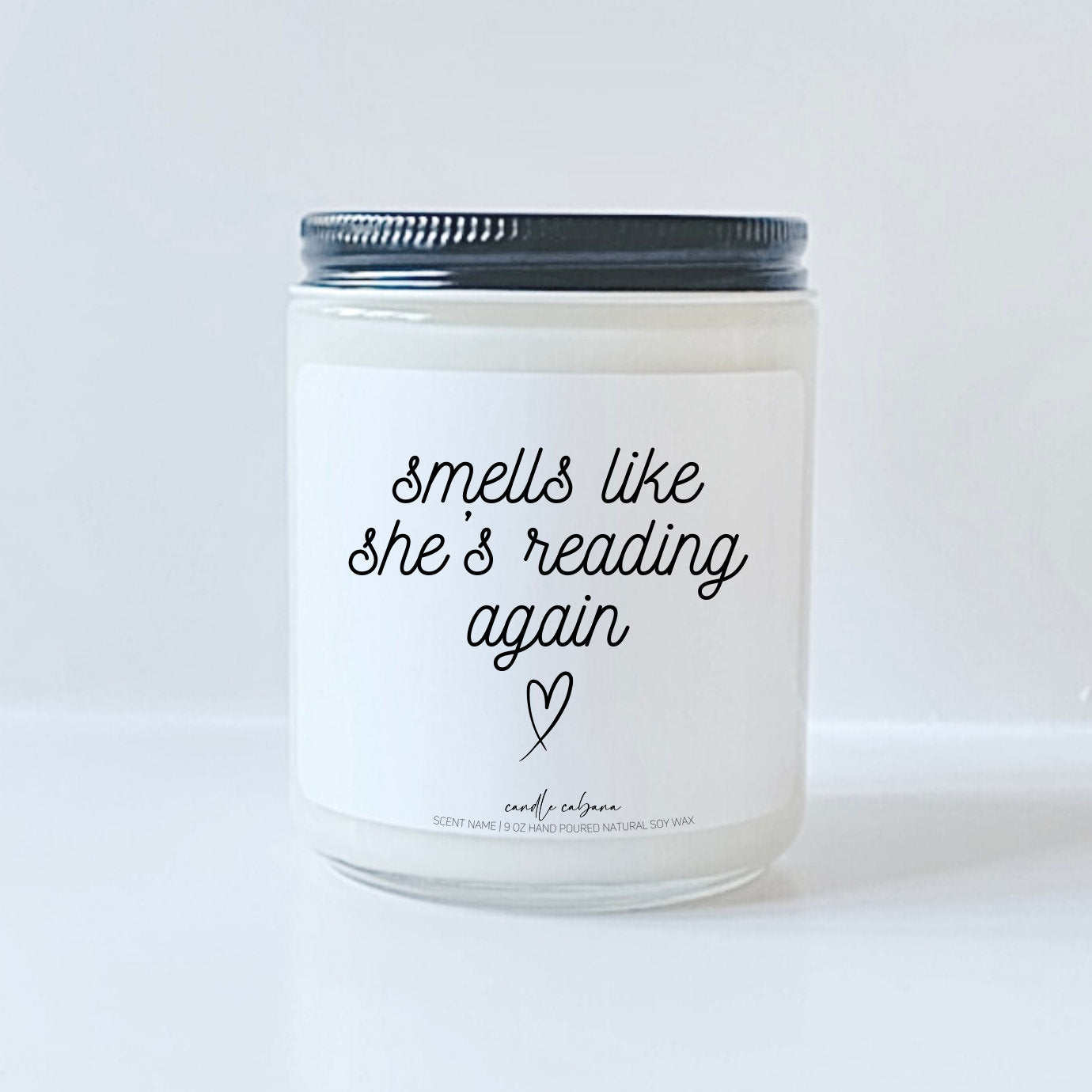 Smells like she's reading again