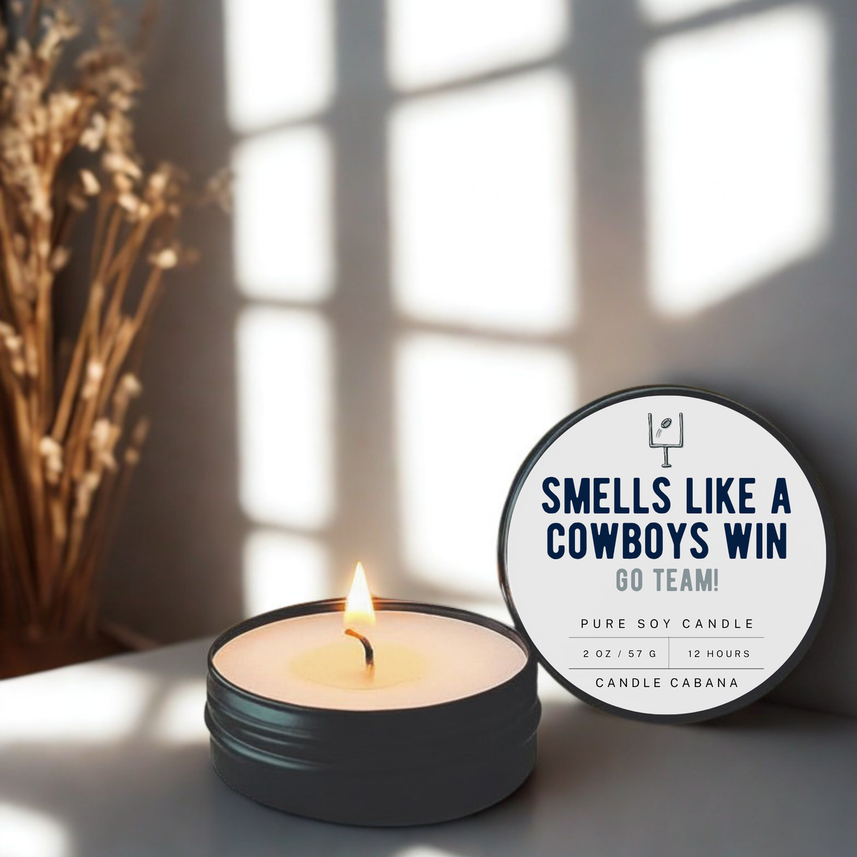 Smells Like A Football Team Win — 2 oz Soy Candle
