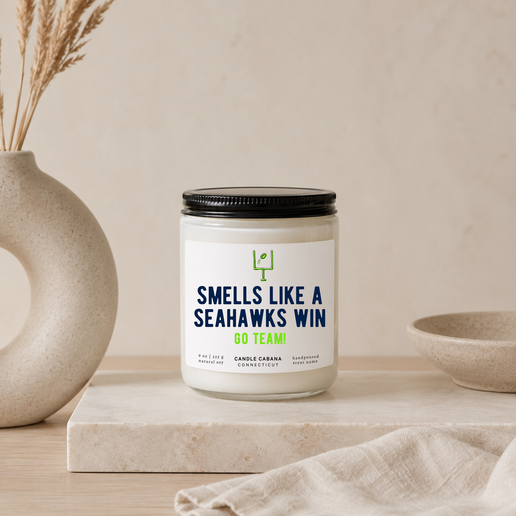 Smells Like A Football Team Win — 9oz oz Soy Candle