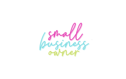 Small Business Owner Glossy Vinyl Sticker