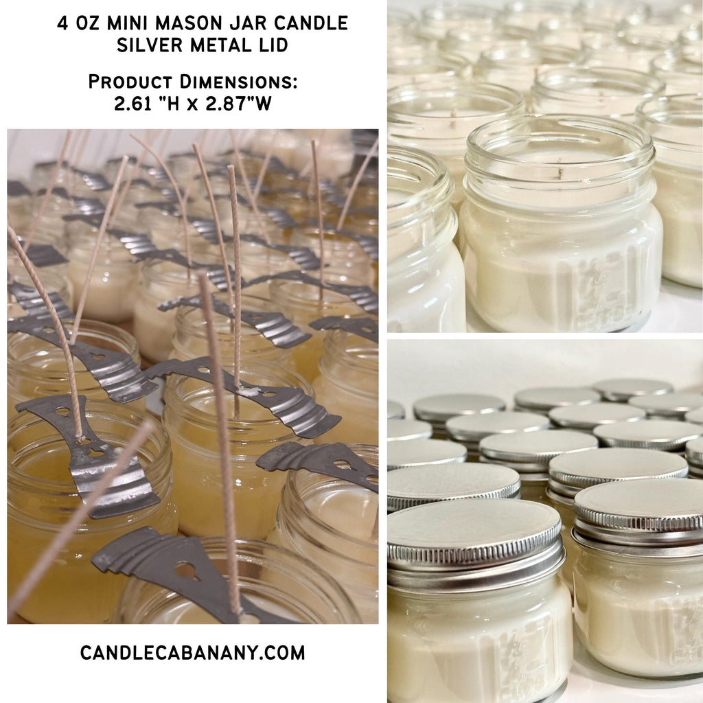 4 oz Mason Jar Soy Scented Candle / Pick Your Scent