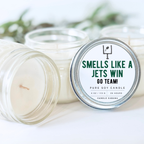 Smells Like A Football Team Win — 4oz oz Mason Soy Candle