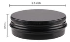 2oz Travel Tin Soy Scented Candle - Black / Pick Your Scent