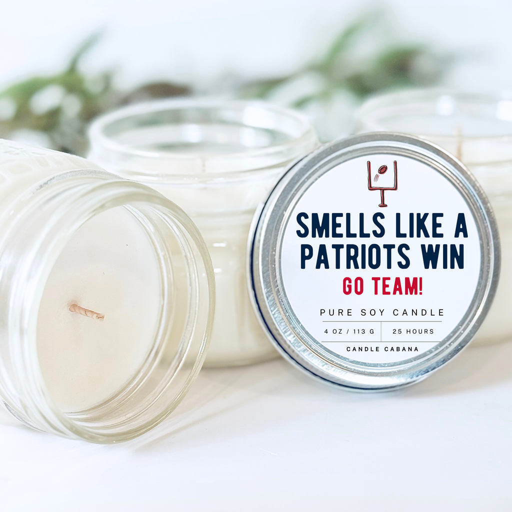 Smells Like A Football Team Win — 4oz oz Mason Soy Candle