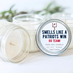Smells Like A Football Team Win — 4oz oz Mason Soy Candle