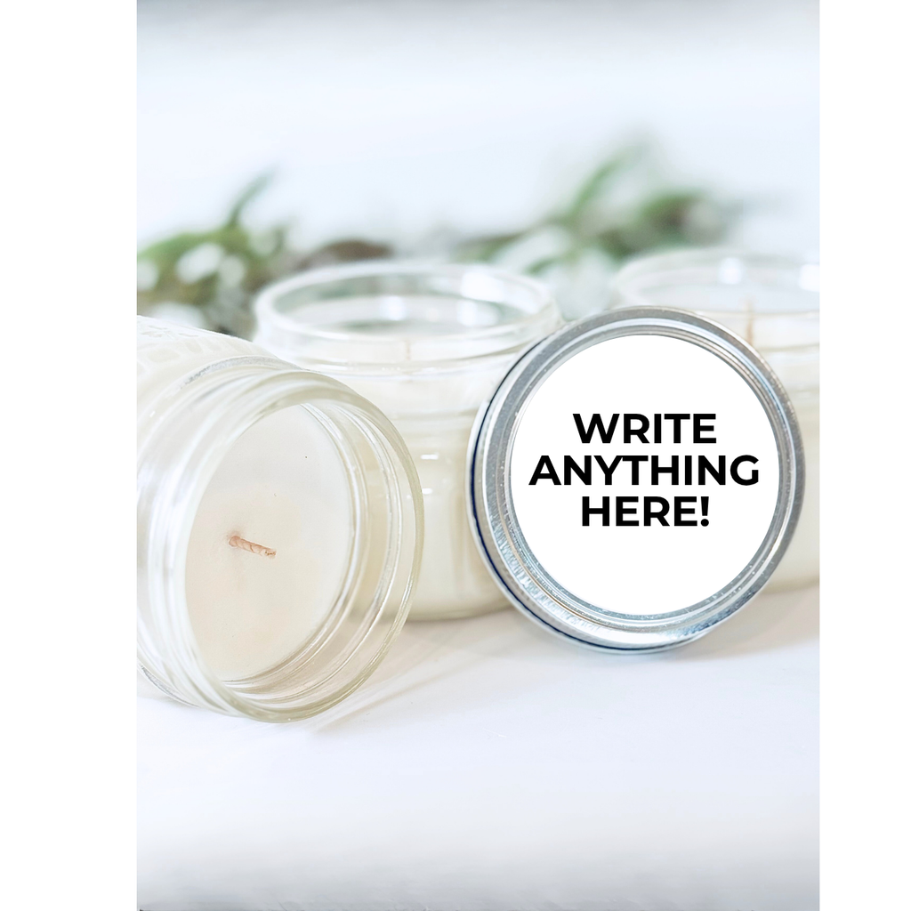 4 oz Mason Jar Candle - Create a Custom Candle