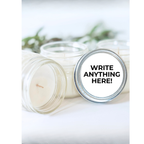 4 oz Mason Jar Candle - Create a Custom Candle
