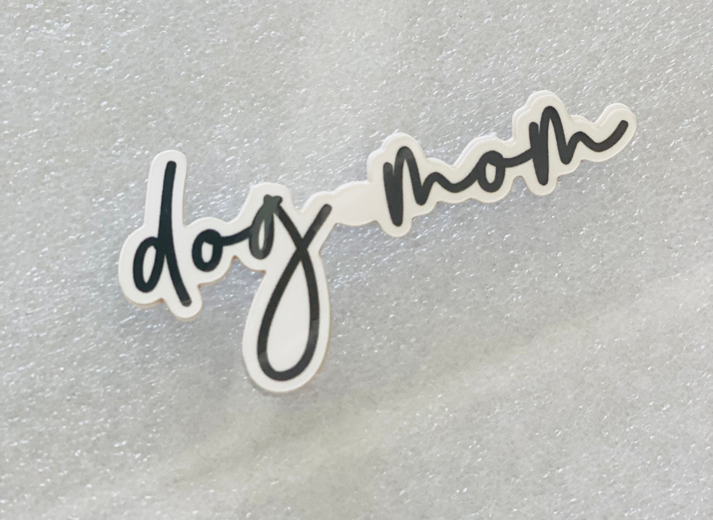 Dog Mom Glossy Vinyl Sticker