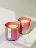 12 oz Soy Scented Candle - Pink Iridescent / Pick Your Scent