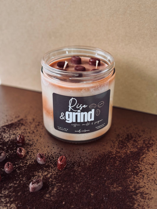 Rise & Grind - 12oz Coffee Scented Candle