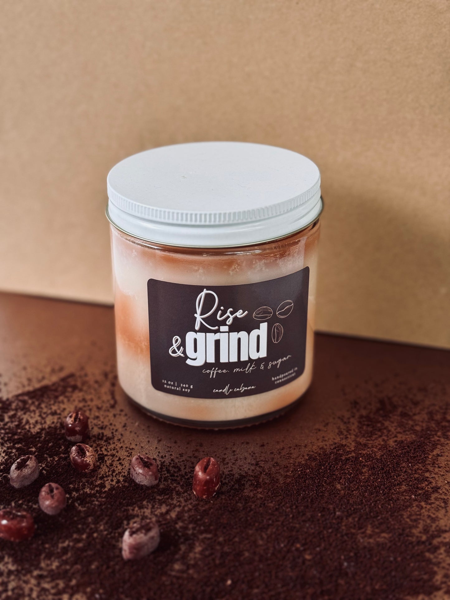 Rise & Grind - 12oz Coffee Scented Candle