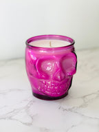 15 oz Colored Skull Candle