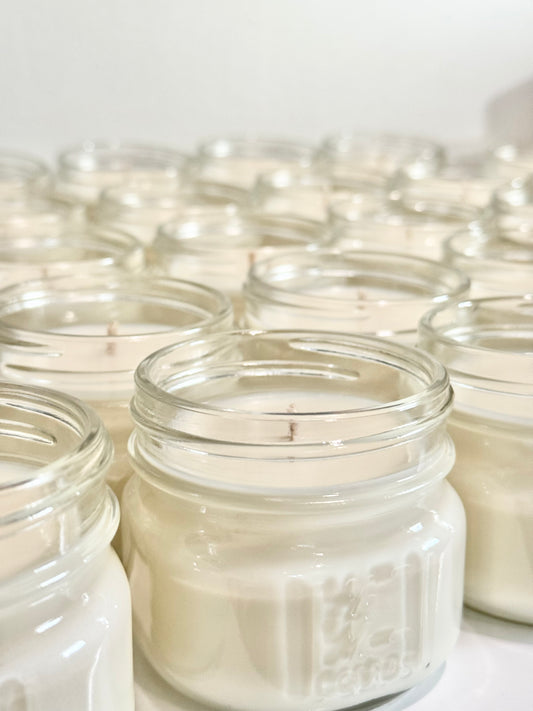 4 oz Mason Jar Candle - Scent Labels