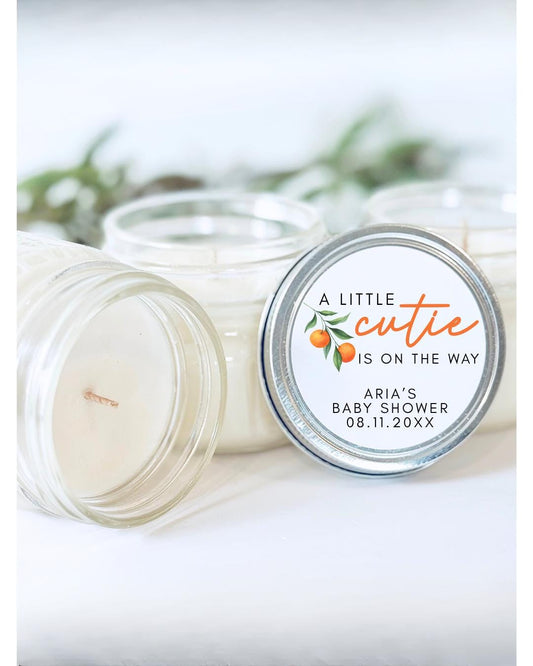 Little Cutie Baby Shower | Custom Bulk Candle Favors