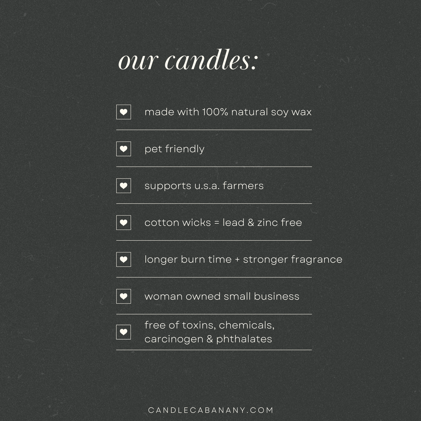 a black and white advertisement for candles