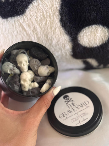 The Graveyard Skull Wax Melts- 45pc