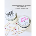Mini Mason Jar Soy Candles for Mom