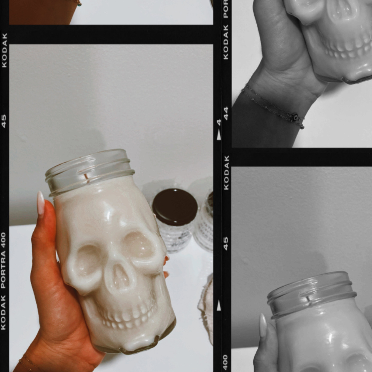 16 OZ MR. INDIANA BONES Skull