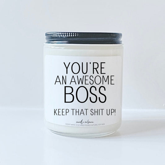You're an awesome boss keep that shit up