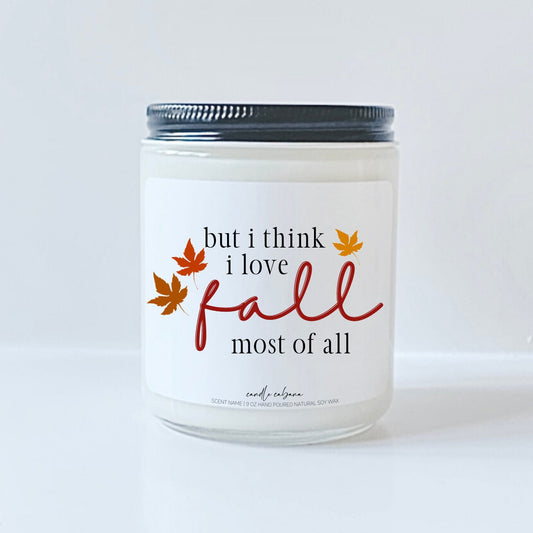 I think I love fall most of all