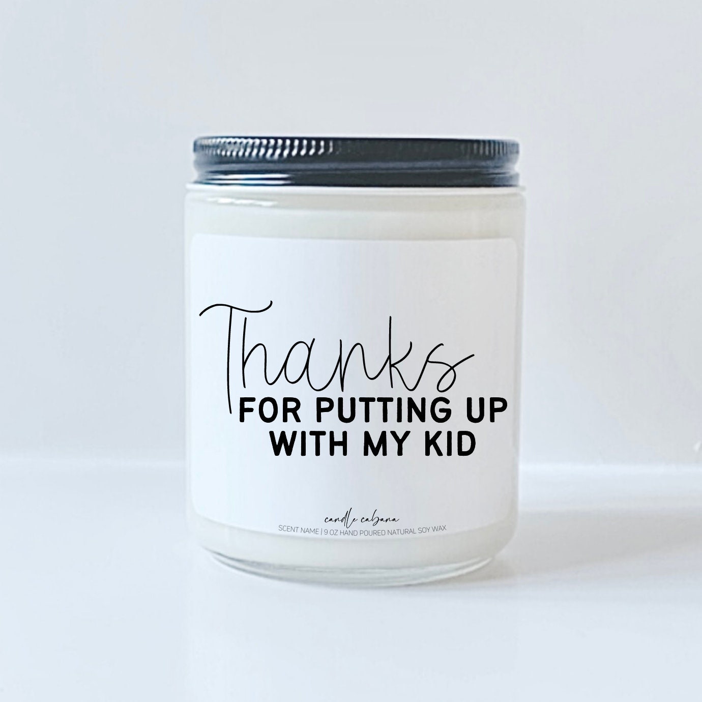 Thanks for putting up with my kid