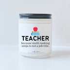 Teacher BECAUSE MULTI TASKING NINJA IS NOT A JOB TITLE