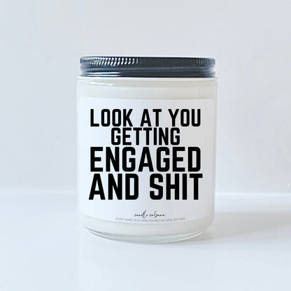 Look at you getting engaged and shit